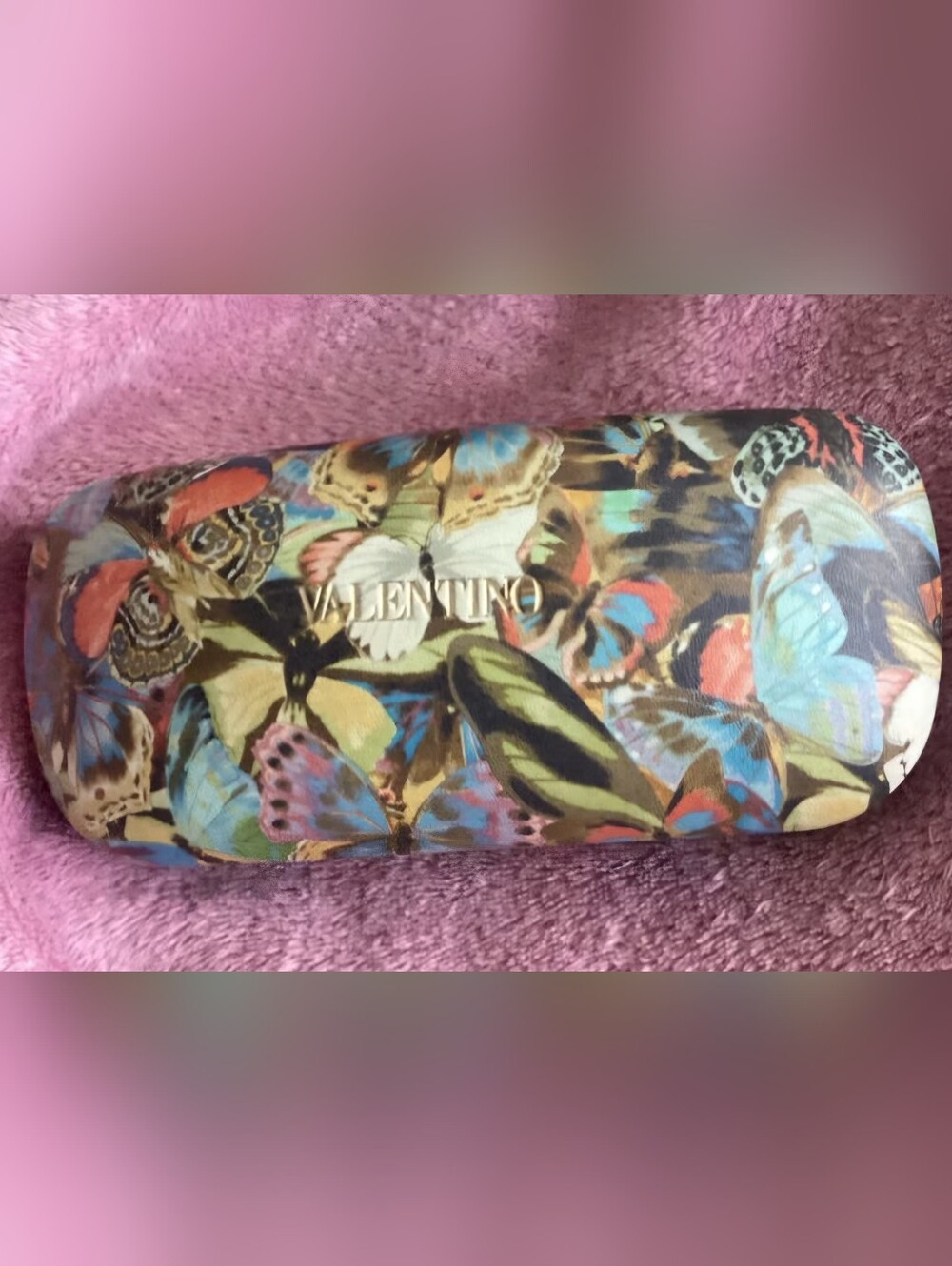 RARE Valentino Butterfly Print  Round Sunglasses - Picture 4 of 5